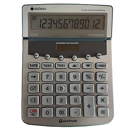 Datexx Dd 922 Desktop Profit Analyzer Calculator With Journal
