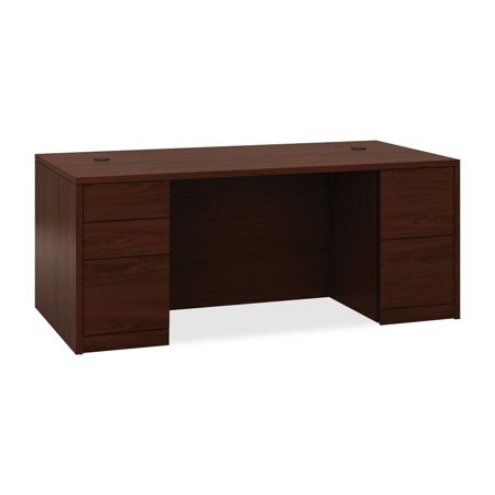 Hon 10500 Series Double Pedestal Desk 72 X 36 X 29.5 5 X Box Drawers 