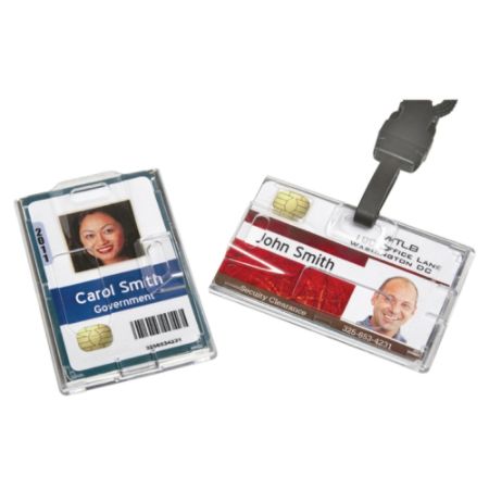 SKILCRAFT Smart Card Holder 2 18 x 3 12 Clear Box Of 250 AbilityOne ...