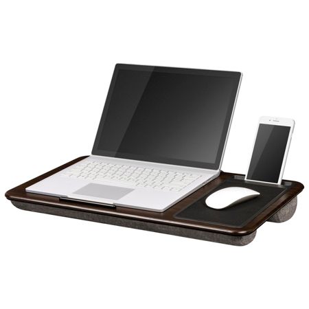 Lapgear Lap Desk With Mouse Pad Espresso Office Depot