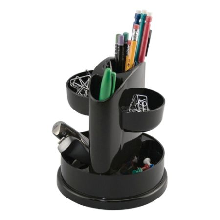 Innovative Storage Designs Desktop Organizer 7 Compartments Black