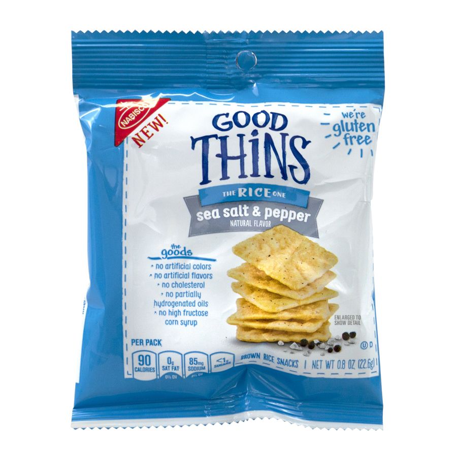 Nabisco Good Thins The Rice One Sea Salt And Pepper Crackers 0.8 Oz ...