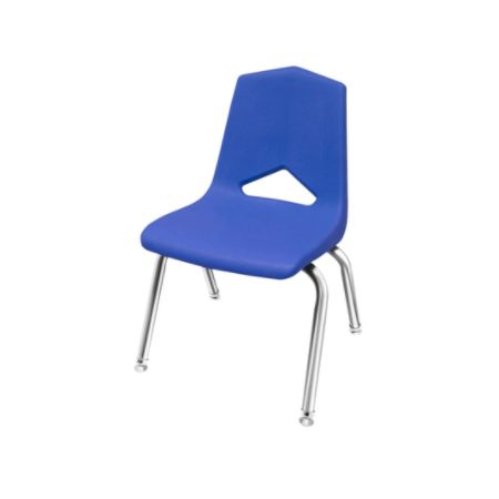 Marco Group Stacking Chairs 26 H Blue Chrome Pack Of 6 Item 742958