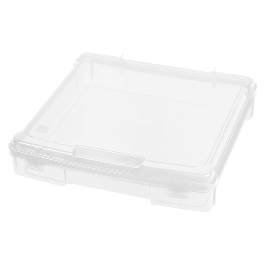 IRIS 12x12 Scrapbook Storage Case - 6 Pack, Clear