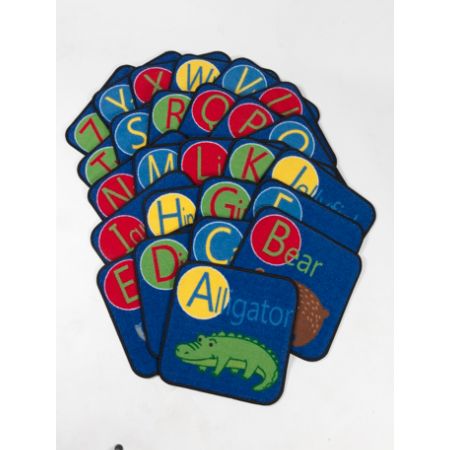 Flagship Carpets Alphabet Animals Seating Squares 16 x 16 ...