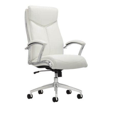 Realspace Verismo High Back Chair White Office Depot