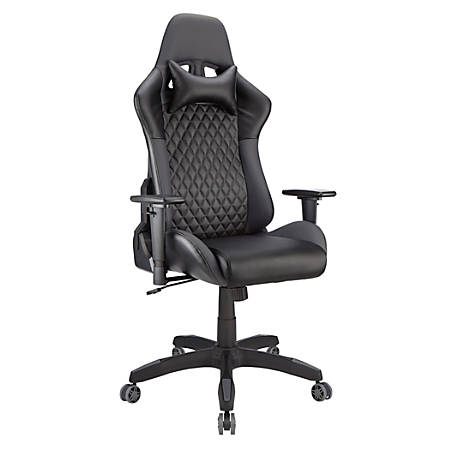 Realspace DRG Gaming Chair BlackGray by Office Depot & OfficeMax