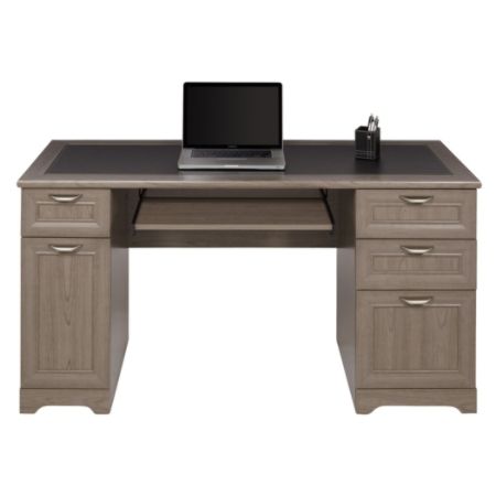 Realspace Magellan Managers Desk Gray Office Depot
