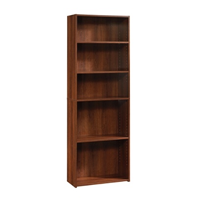 Sauder Beginnings Bookcase 5 Shelf Brook Cherry Office Depot