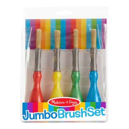 brushes doug jumbo melissa paint round pack natural hair officedepot