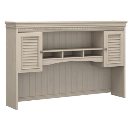 Bush Furniture Fairview Hutch For L Shaped Desk Antique White
