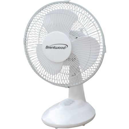 Brentwood Kool Zone F 9dw 9 Oscillating Desk Fan 228 6 Mm Diameter