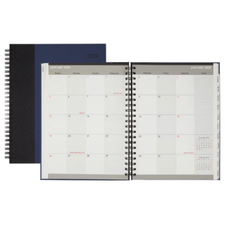depot office stripe monthly wide brand planner december january