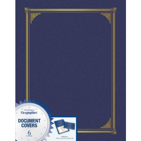 Geographics Award Certificate Gold Design Covers A4 Letter 8 19 64 X 11 45 64 8 1 2 X 11 8 X 10 Sheet Size Metallic Blue Recycled 6