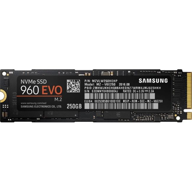 Samsung 960 EVO 250GB Internal Solid State Drive, MZ-V6E250BW