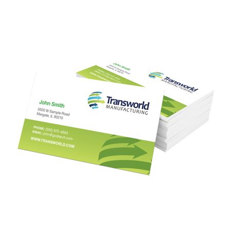 Standard Business Cards 3 12 x 2 16 Pt Matte White Box Of ...