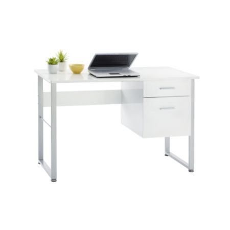 Realspace Brenton Halton Desk White Office Depot