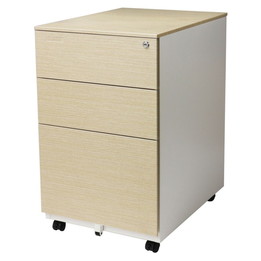 Aurora Soho 24 D 3 Drawer Metal Mobile Vertical File Cabinet