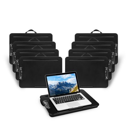 Lapgear Clipboard Lap Desks 17 9 X 13 Black Pack Of 8 Desks