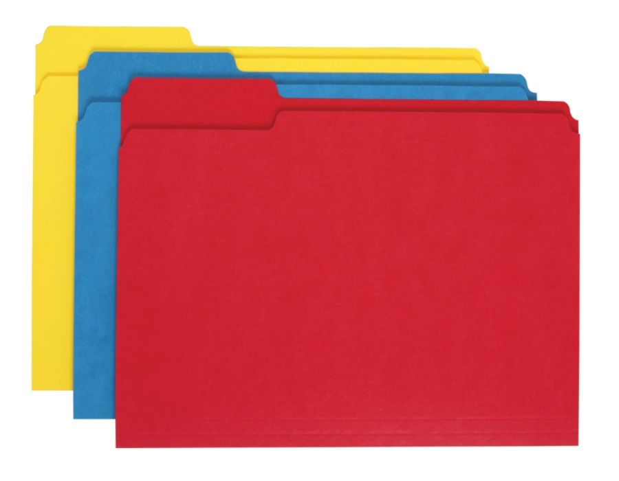 Office Depot Brand Heavy Duty Top Tab File Folders 34 Expansion 8 12 x ...