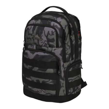 High Sierra Rownan Backpack With 15 Laptop Pocket KamoBlack - Office Depot