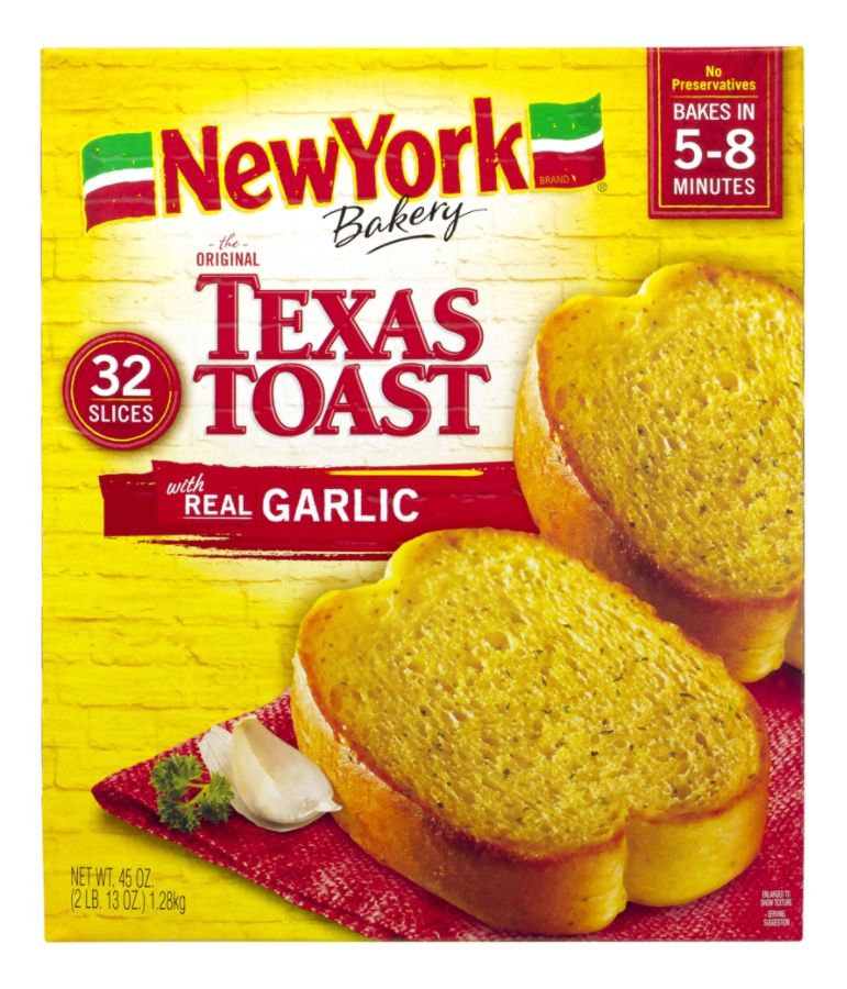 UPC 070459005345 product image for New York Garlic Texas Toast, 44.96 Oz, Box Of 32 Slices | upcitemdb.com