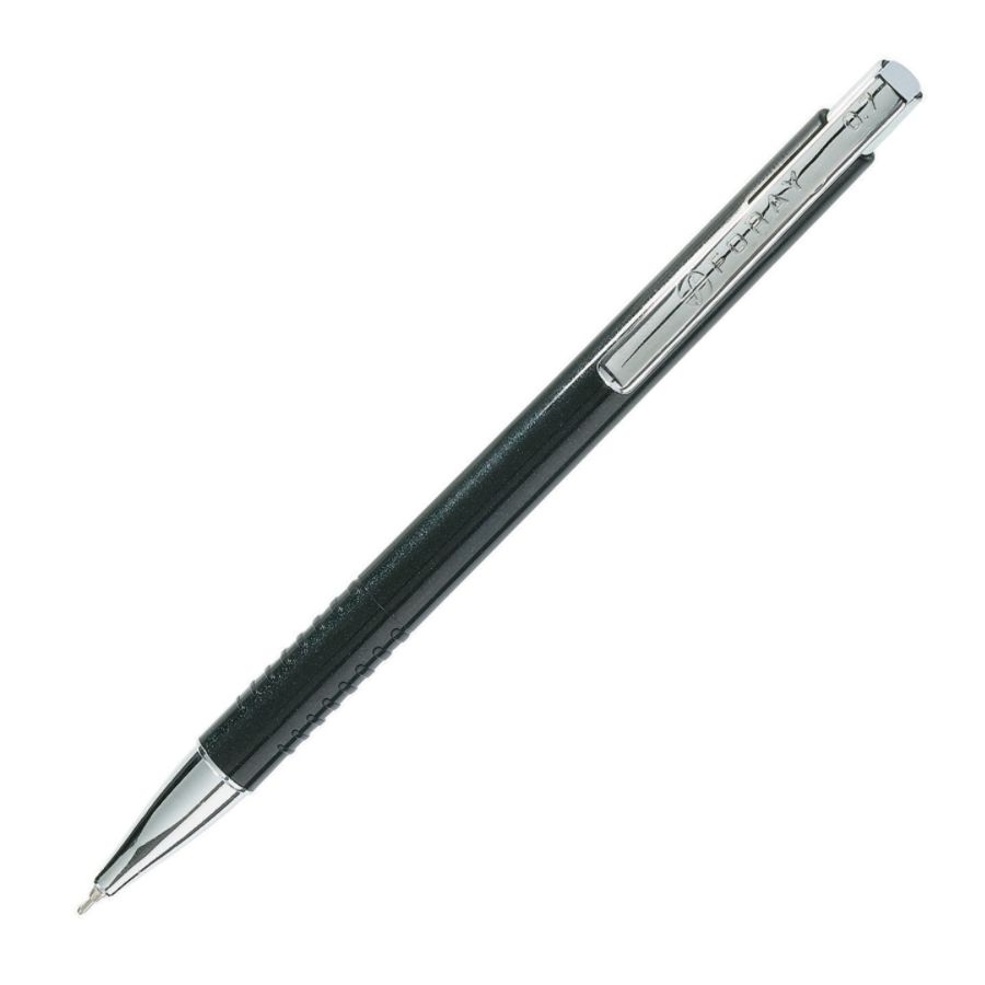 FORAY Tungsten Carbide Retractable Ballpoint Pens, 0.7 mm, Black Ink