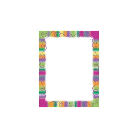 Gartner Studios Party Design Paper 8 12 x 11 Fiesta Border Pack Of 100 ...