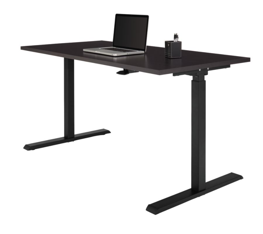 Realspace Magellan Sit Stand Desk Espresso Office Depot