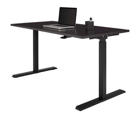Realspace Magellan Sit Stand Desk Espresso Office Depot