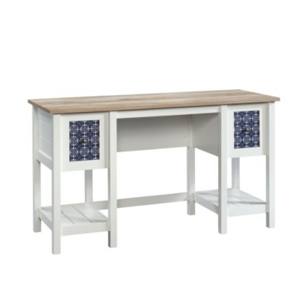 Sauder Cottage Road Desk 54 W Soft White Office Depot