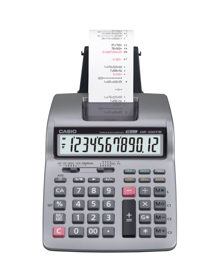 Casio HR 100TM Plus Printing Calculator - Office Depot