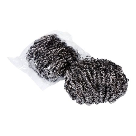 Scotch Brite Stainless Steel Scrubber No. 84 1.75 Oz Silver Box Of 12 ...