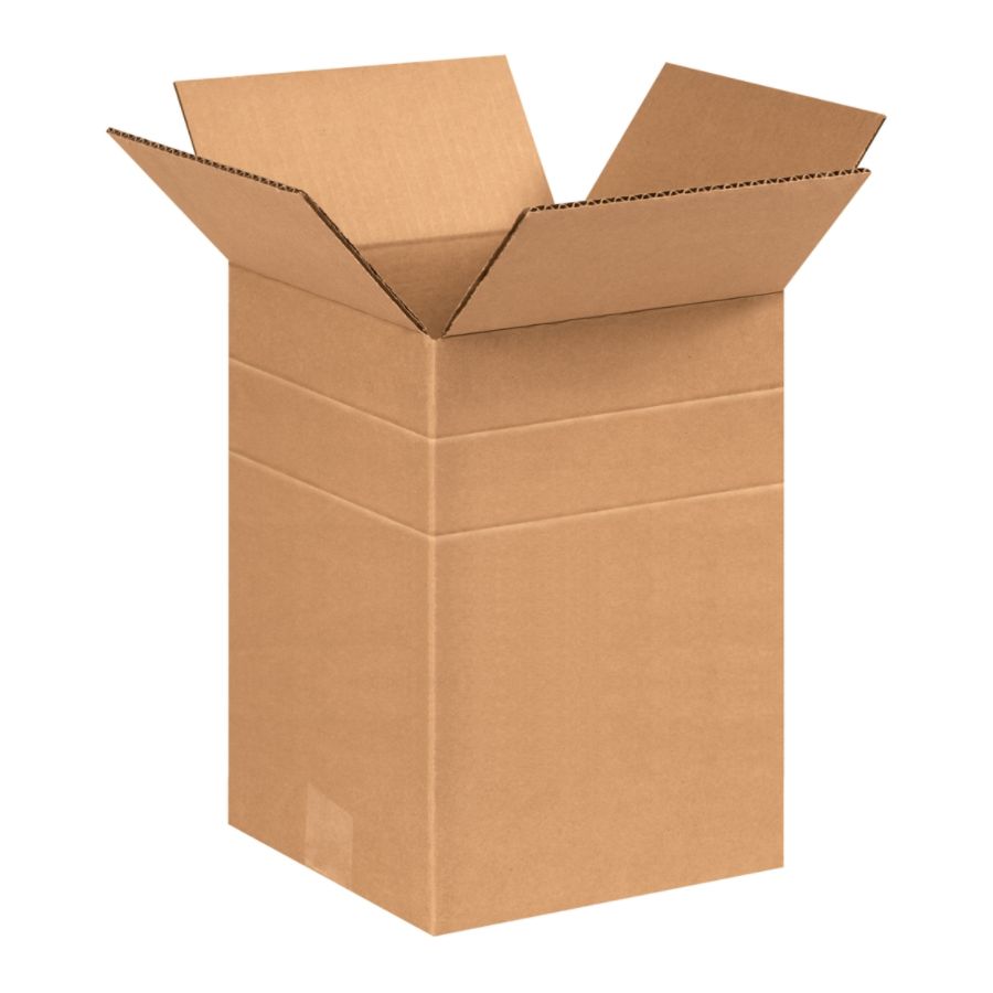 50 White Corrugated Book Mailers – Size 9-5/8” X 6-5/8” X 1-1/4” – Multi-Depth, 100% Recyclable