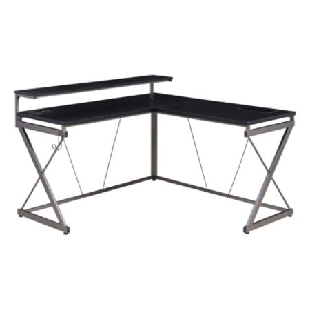 Z Line Designs Performance Gaming Desk Black Office Depot