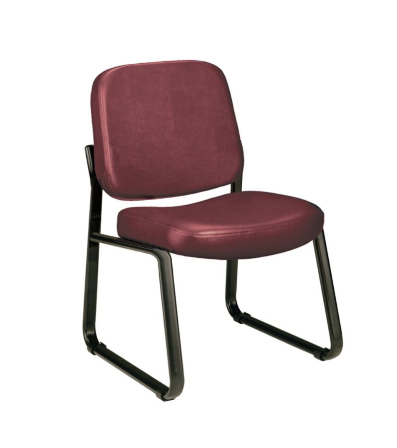 Ofm Anti Microbial Anti Bacterial Reception Chair Wine Black Zerbee
