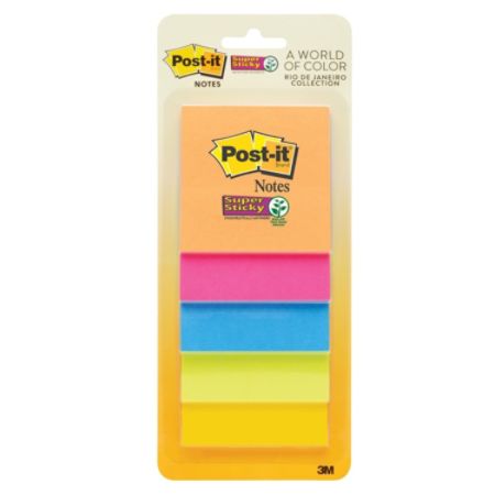 Post it Notes World of Color Rio de Janeiro Collection Super Sticky ...