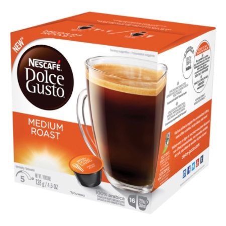 Nescafe Dolce Gusto Medium Roast Coffee Single Serve Pods ...