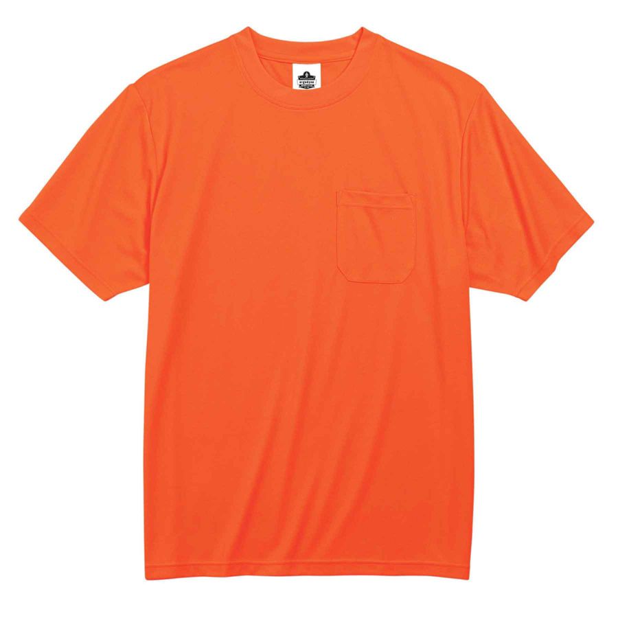 Ergodyne GloWear&Acirc;&reg; 8089 Non-Certified T-Shirt, Orange, 5XL