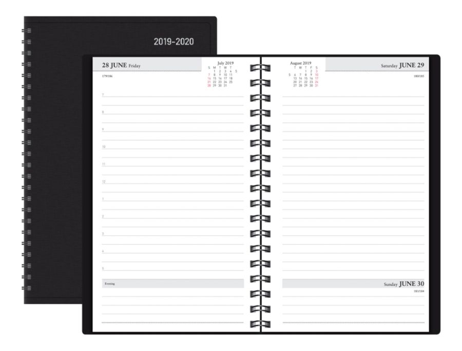 graphic about Daily Planners titled Everyday Planners at Workplace Depot OfficeMax