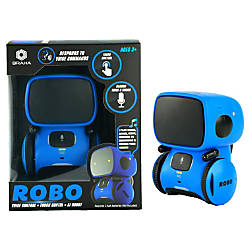 Braha ROBO IR Control Interactive Toy Robot Blue - Office ...