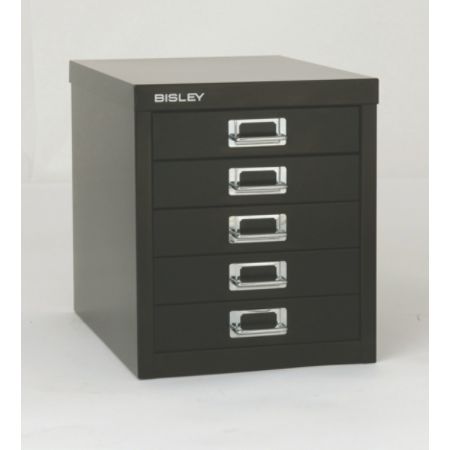 Bisley Steel Desktop Storage Cabinet 5 Drawers 13 H X 11 W X 15 D