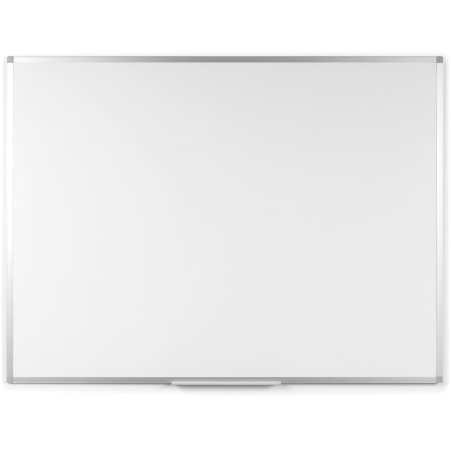Bi-Silque Ayda Steel Dry Erase Board 24" (2 ft) Width x 36" (3 ft) Height - White - Aluminum Frame