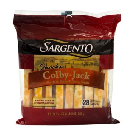 Sargento Colby Jack Snack Sticks Pack Of 28 Sticks - Office Depot