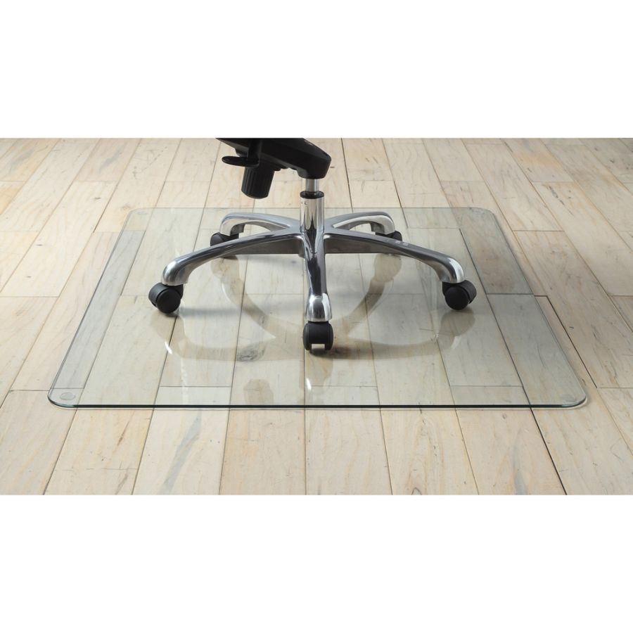 Lorell Tempered Glass Chair Mat 44 X 50 Clear Office Depot   8212523 P Lorell Tempered Glass Chair Mat