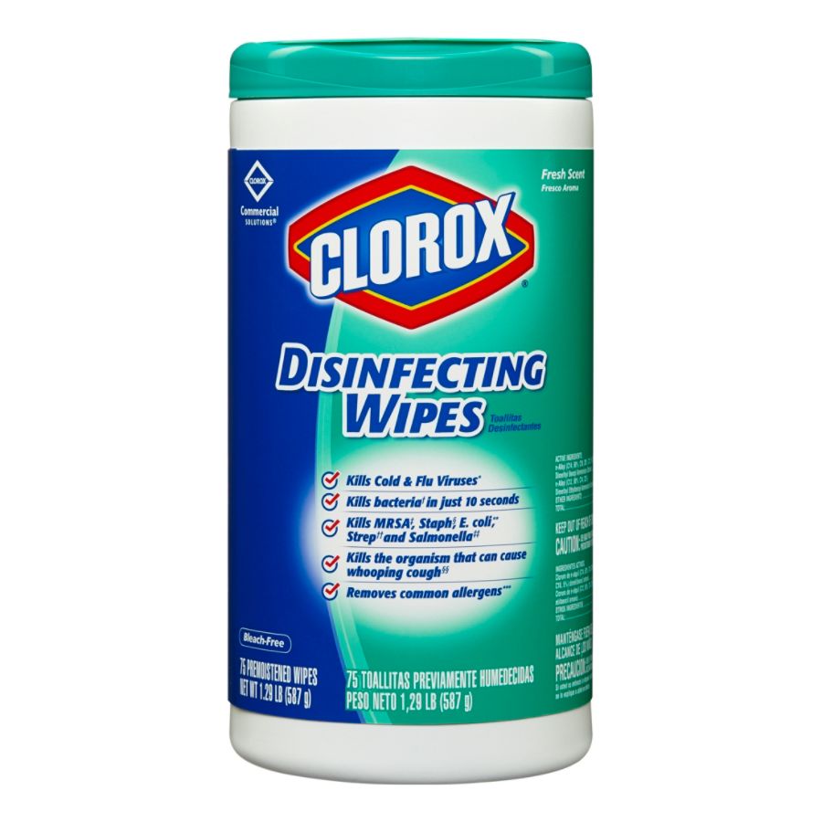 Clorox Disinfecting Wipes Fresh Scent Pack Of 75 Wipes Office Depot   821808 P Main