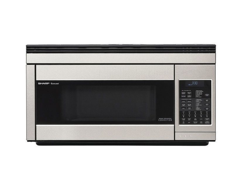Sharp R1874t 1 1 Cu Ft Over The Range Microwave Stainless Steel