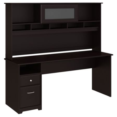 Bush Furniture Cabot Computer Desk With Hutch And Drawers 72 W