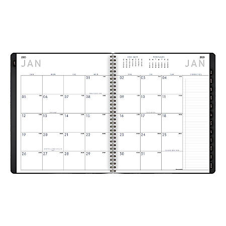 glance planner monthly contemporary december january