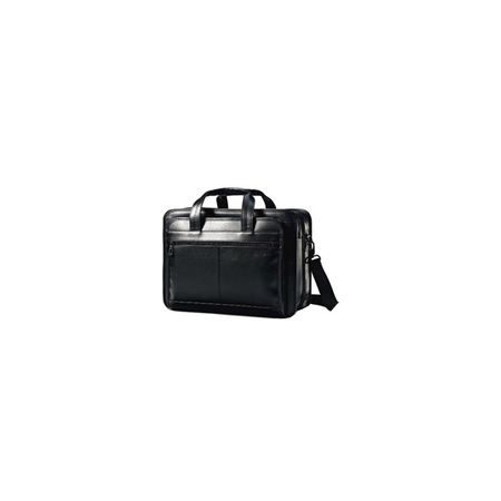 samsonite leather expandable business case